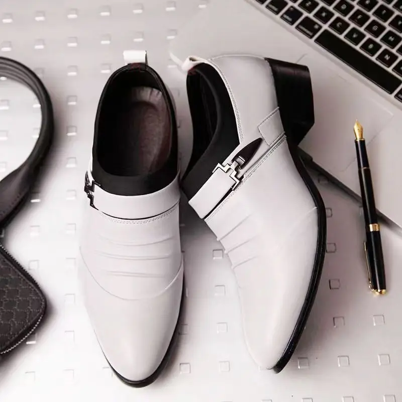 Men Shoes Official - Dress Shoes Man 2025 Trend Black