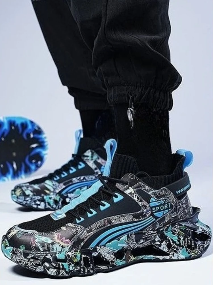 Print Running Male Sports Shoe - مراجعة Men Shoes On Clearance وسعره