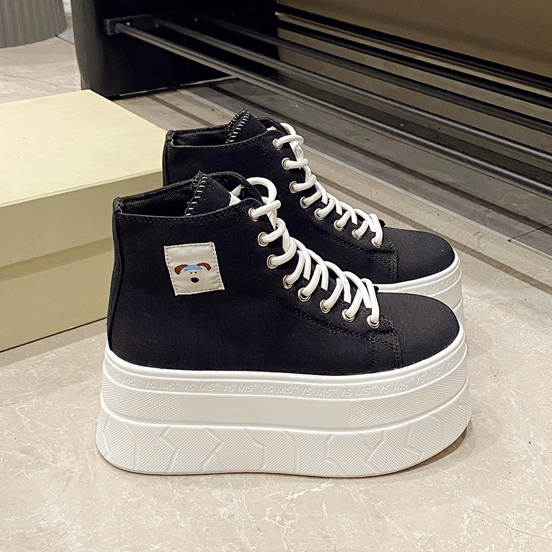 Women's Canvas Thick Bottom He - مراجعة Canvas Sneaker High وسعره