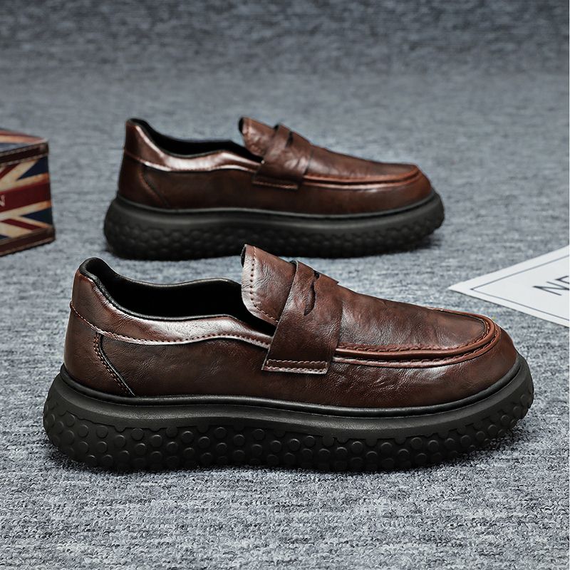 2026 New Men's Loafers Soft Le - مراجعة Men'S Shoes Height Increase وسعره