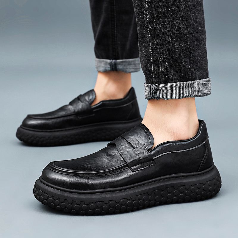 2026 New Men's Loafers Soft Le - مراجعة Men'S Shoes Height Increase وسعره