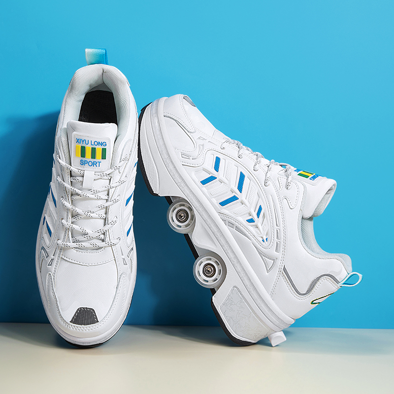 4 Wheels Retractable Roller Sk - مراجعة Men'S Shoes To Women'S وسعره