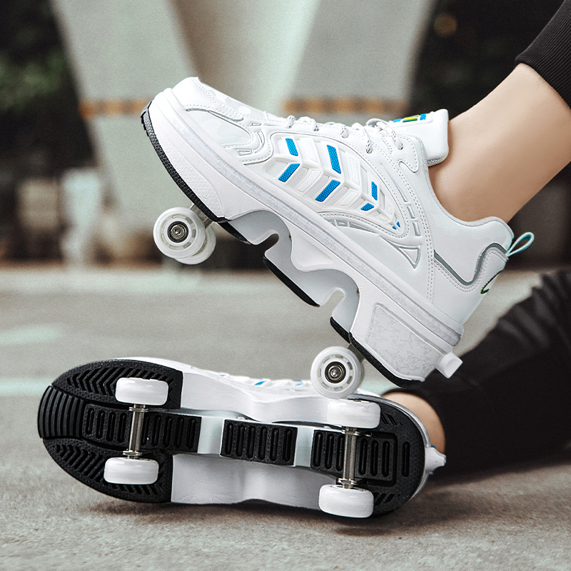 4 Wheels Retractable Roller Sk - مراجعة Men'S Shoes To Women'S وسعره
