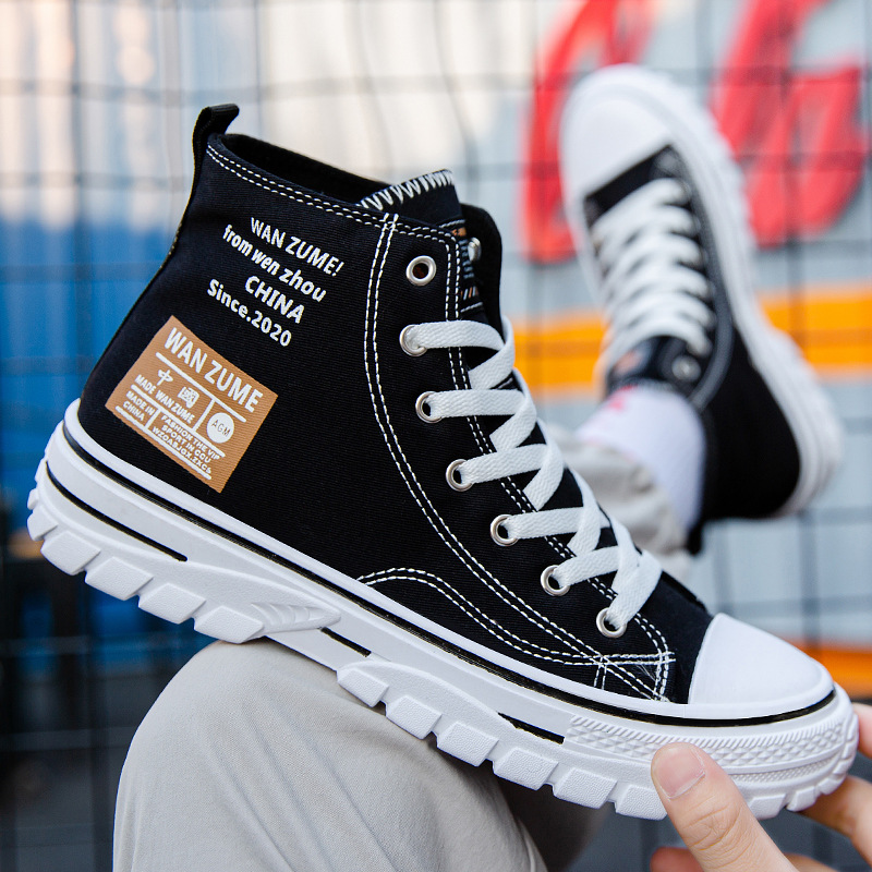 New shoes for man High Top Can - مراجعة Canvas Sneaker High وسعره