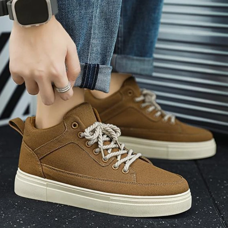 Thick Sole Height Increasing H - مراجعة Canvas Sneaker High وسعره