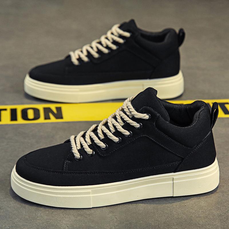 Thick Sole Height Increasing H - مراجعة Canvas Sneaker High وسعره