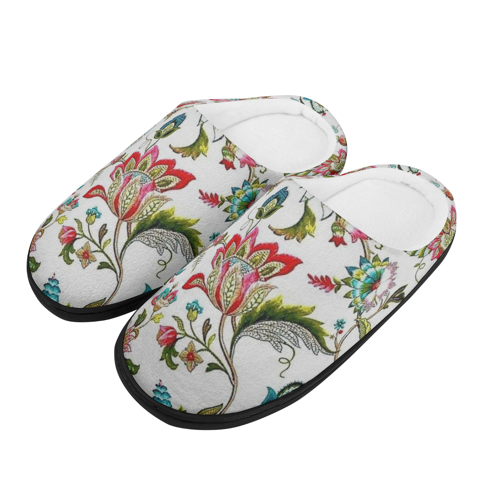 Floral pattern Home Cotton Sli - مراجعة Men Shoes High وسعره