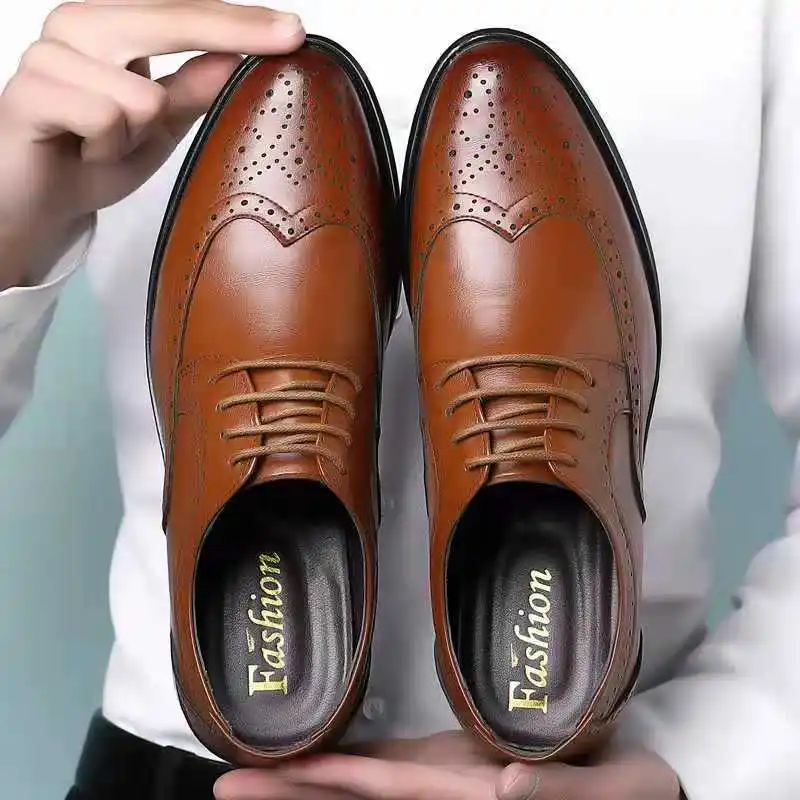Social Shoe Male Breathable In - مراجعة Men Shoes Official وسعره