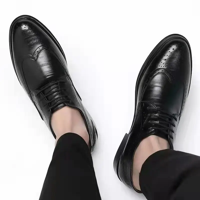 Social Shoe Male Breathable In - مراجعة Men Shoes Official وسعره