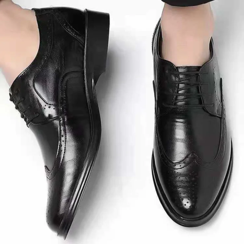 Social Shoe Male Breathable In - مراجعة Men Shoes Official وسعره