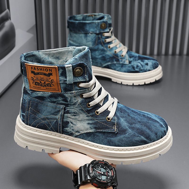 Spring High Top Mens Shoes 202 - مراجعة Canvas Sneaker High وسعره