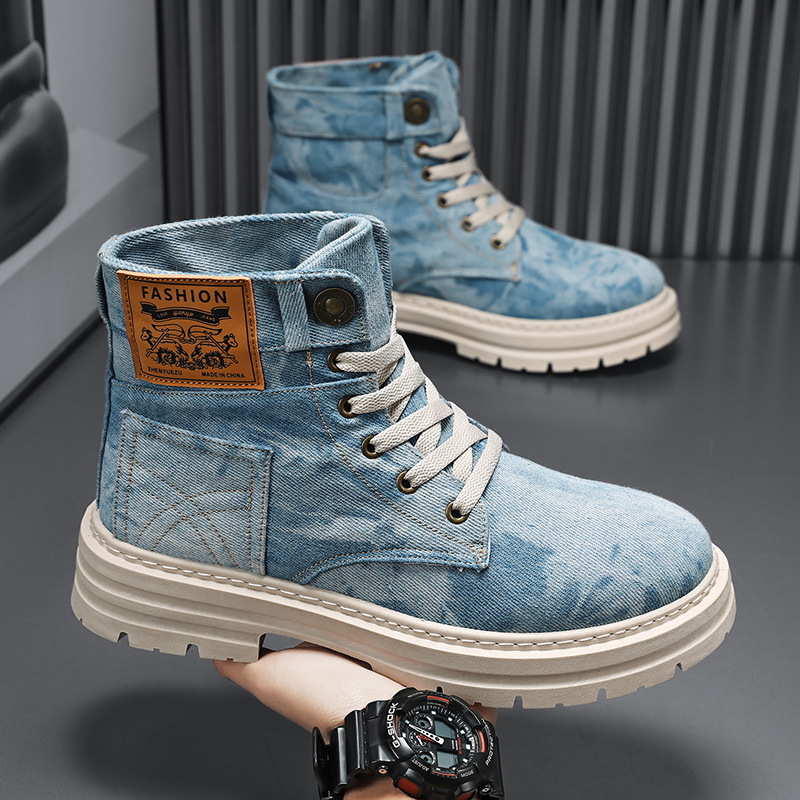 Spring High Top Mens Shoes 202 - مراجعة Canvas Sneaker High وسعره