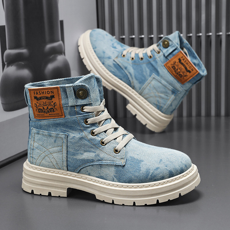 Spring High Top Mens Shoes 202 - مراجعة Canvas Sneaker High وسعره