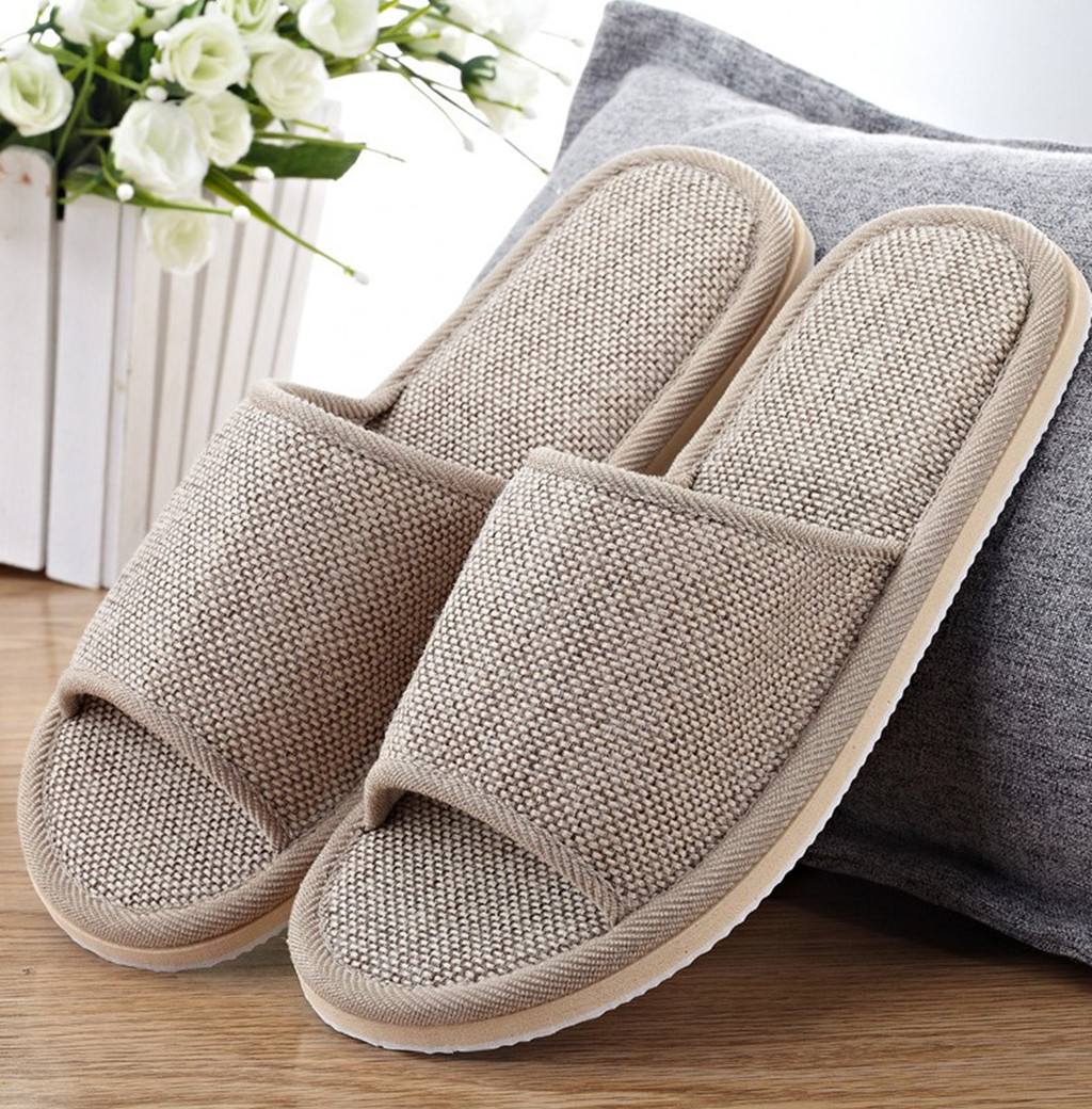 Linen Slippers For Men And Wom - مراجعة Men'S Shoes To Women'S Size وسعره
