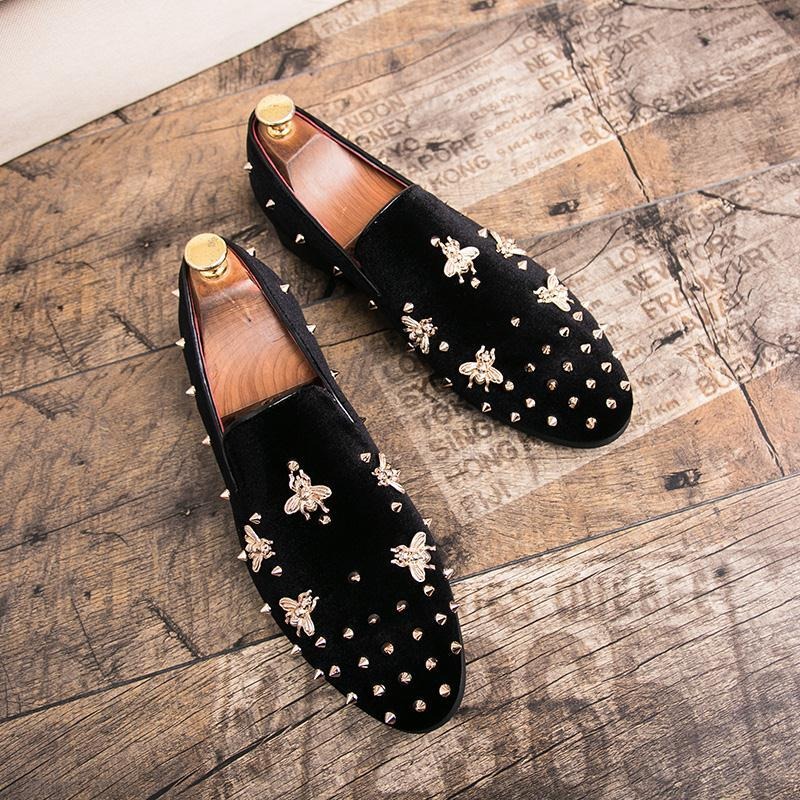 rivets men's dress shoes red b - مراجعة Men Shoes Official وسعره