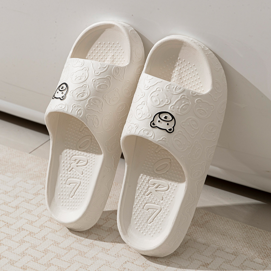 Printting Cute Bear Women Slip - مراجعة Men'S Shoes To Women'S وسعره