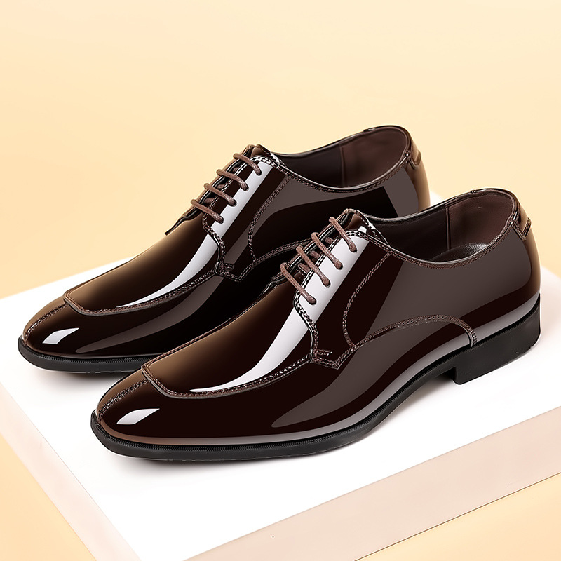 Business Men's Dress Shoes Pat - مراجعة Men Shoes Official وسعره