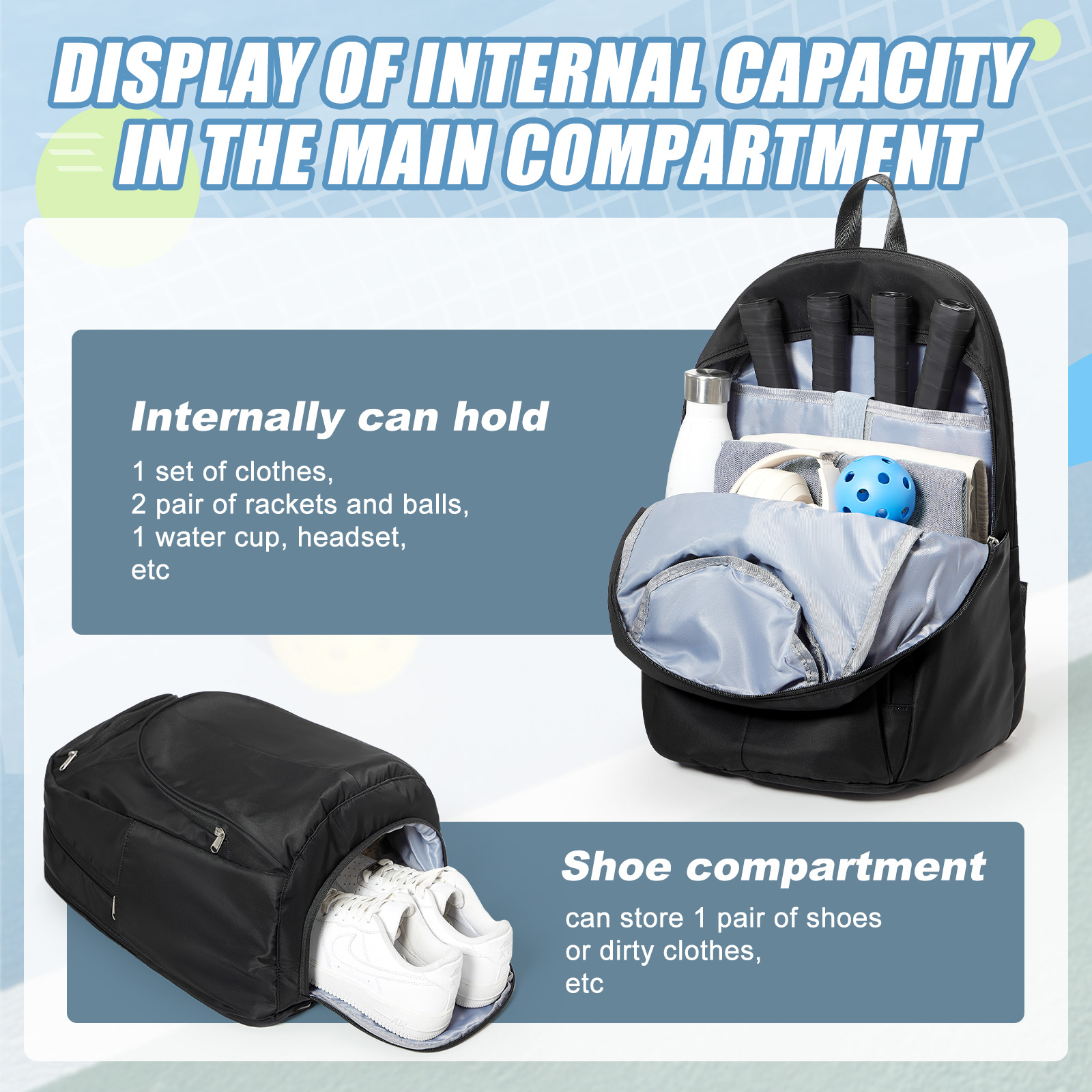 Tennis Bag Tennis Backpack 2 R - مراجعة Men'S Shoes To Women'S وسعره
