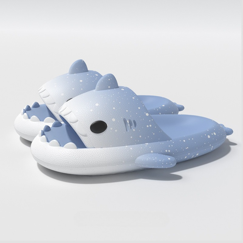 Cute Cartoon Shark Slippers Fo - مراجعة Men'S Shoes To Women'S وسعره