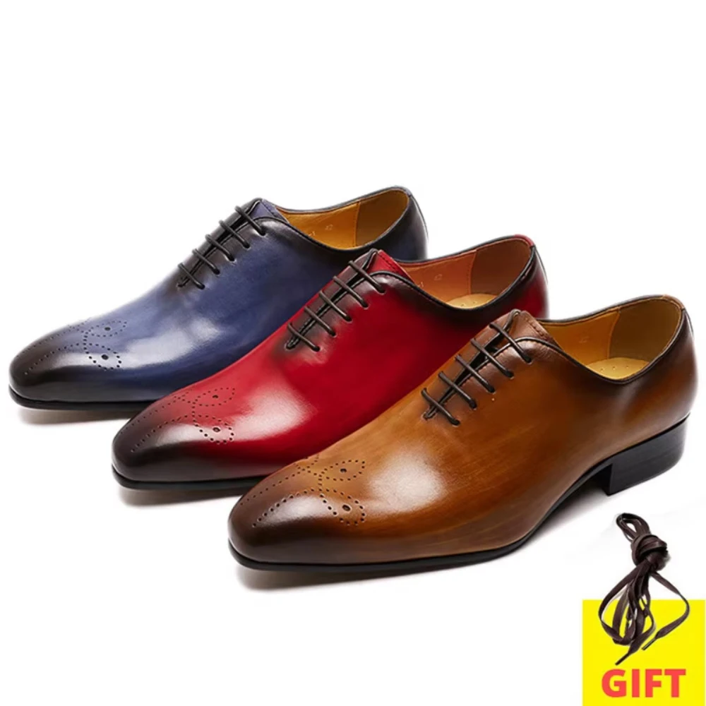 Mens Oxford Genuine Leather Sh - مراجعة Men Shoes Official وسعره