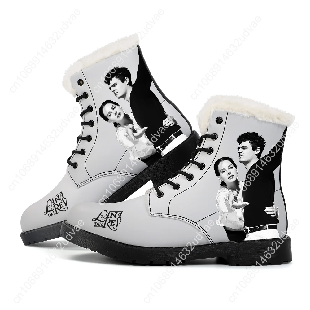Lana Del Rey Singer Plush Boot - مراجعة Men Shoes High وسعره