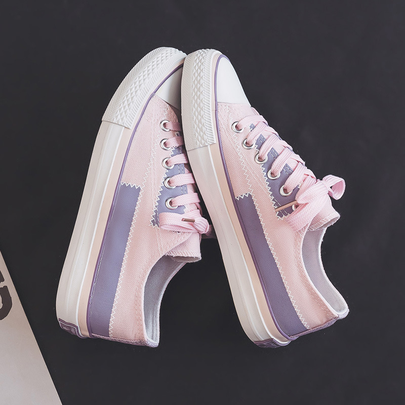 New Canvas Shoes Women No-slip - مراجعة Canvas Sneaker High وسعره