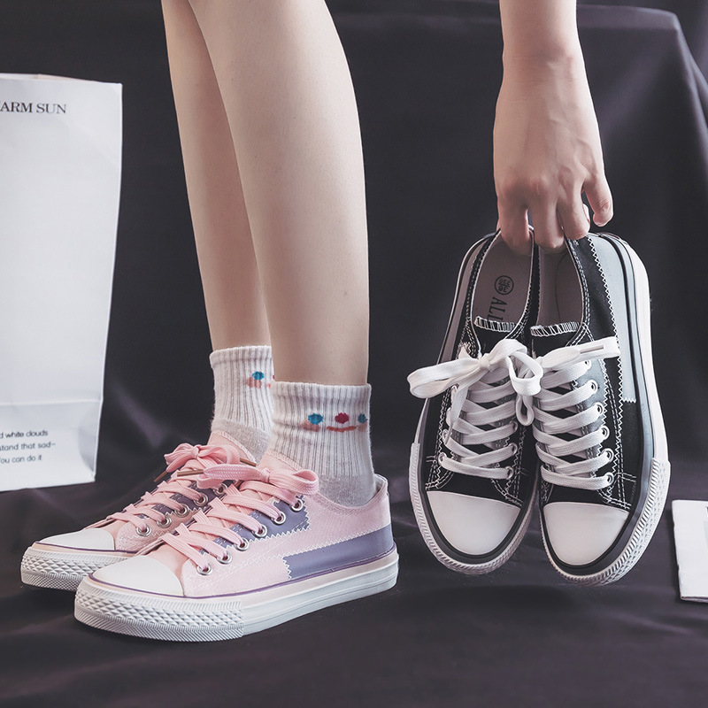 New Canvas Shoes Women No-slip - مراجعة Canvas Sneaker High وسعره