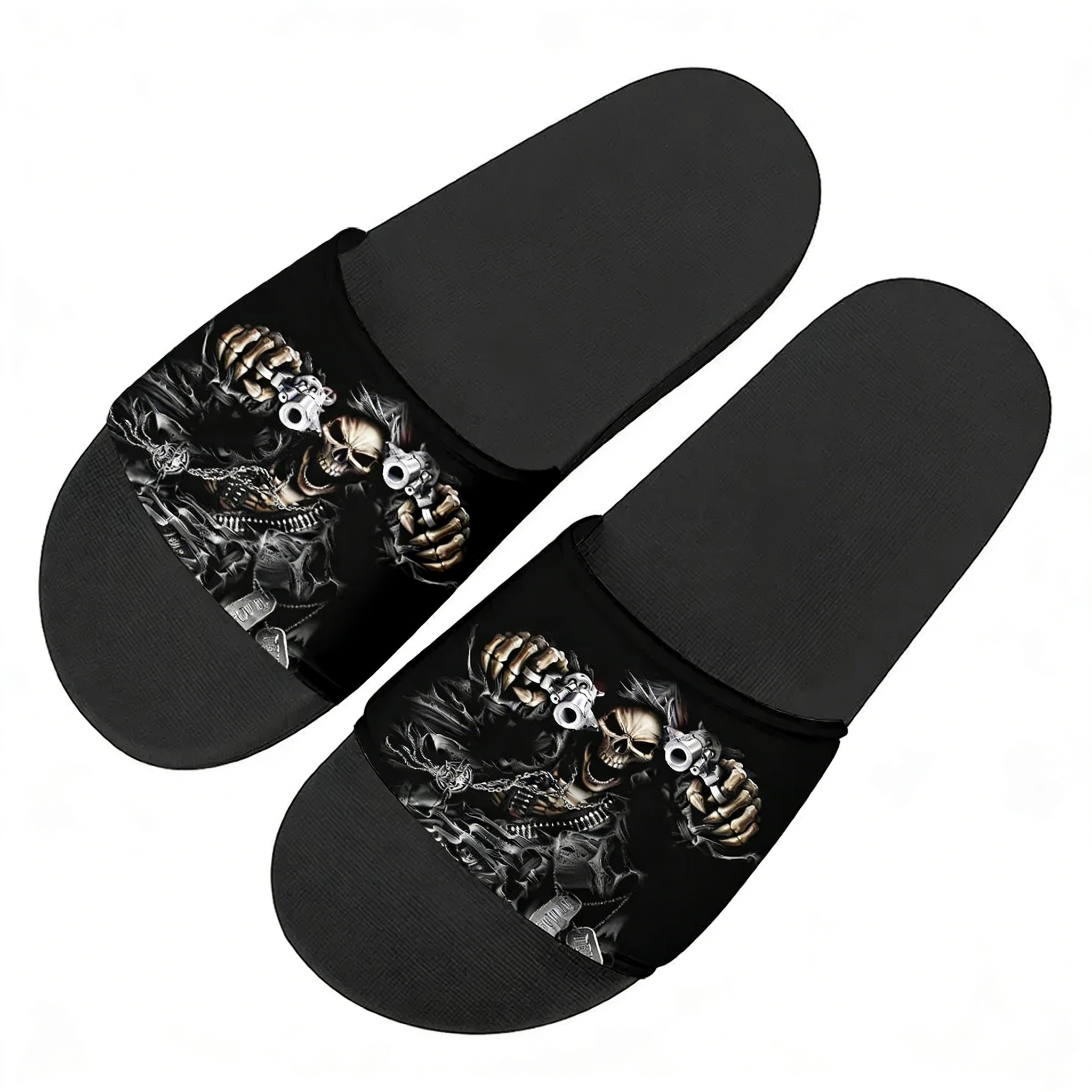 Crazy Skeleton Slippers Home W - مراجعة Men Shoes High وسعره