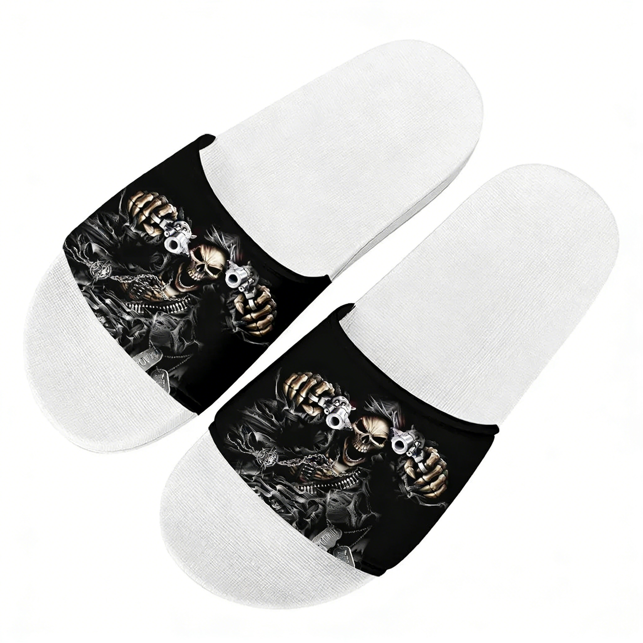 Crazy Skeleton Slippers Home W - مراجعة Men Shoes High وسعره