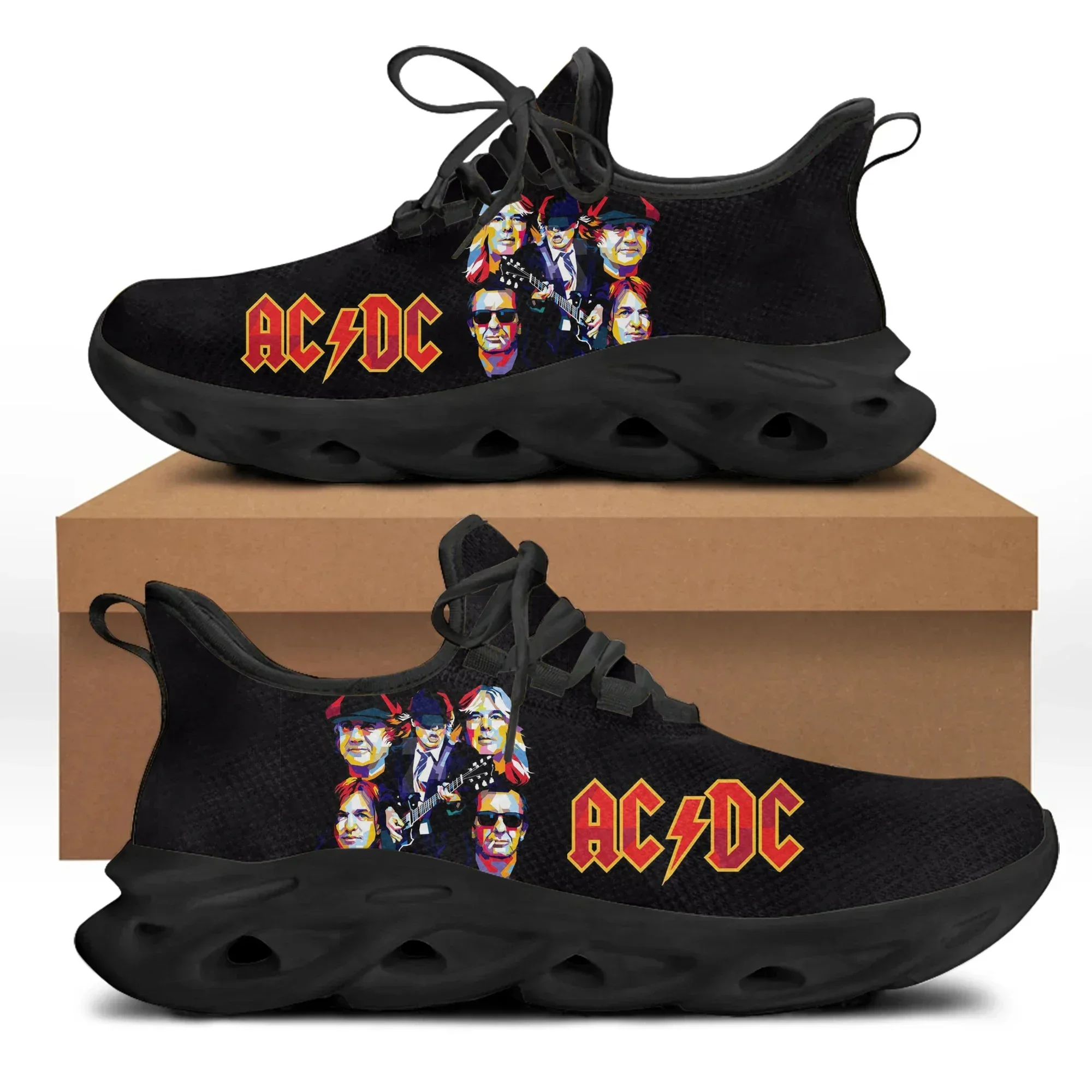 A-AC Rock Band D-DC Flats Snea - مراجعة Men'S Shoes Dc وسعره