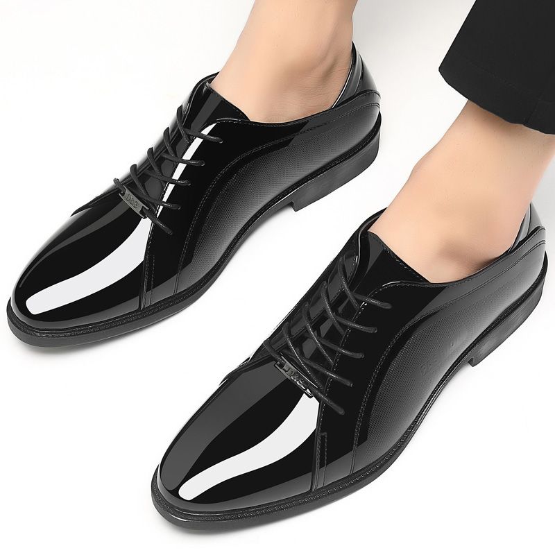 Bright Upper Black Social Shoe - مراجعة Men Shoes On Clearance وسعره