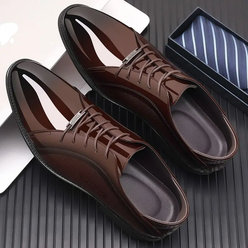 Bright Upper Black Social Shoe - مراجعة Men Shoes On Clearance وسعره