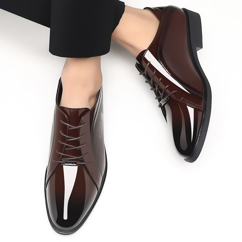 Bright Upper Black Social Shoe - مراجعة Men Shoes On Clearance وسعره