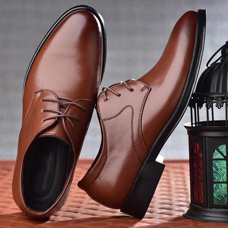 Men's Shoes Black Leather Form - مراجعة Men Shoes Official وسعره