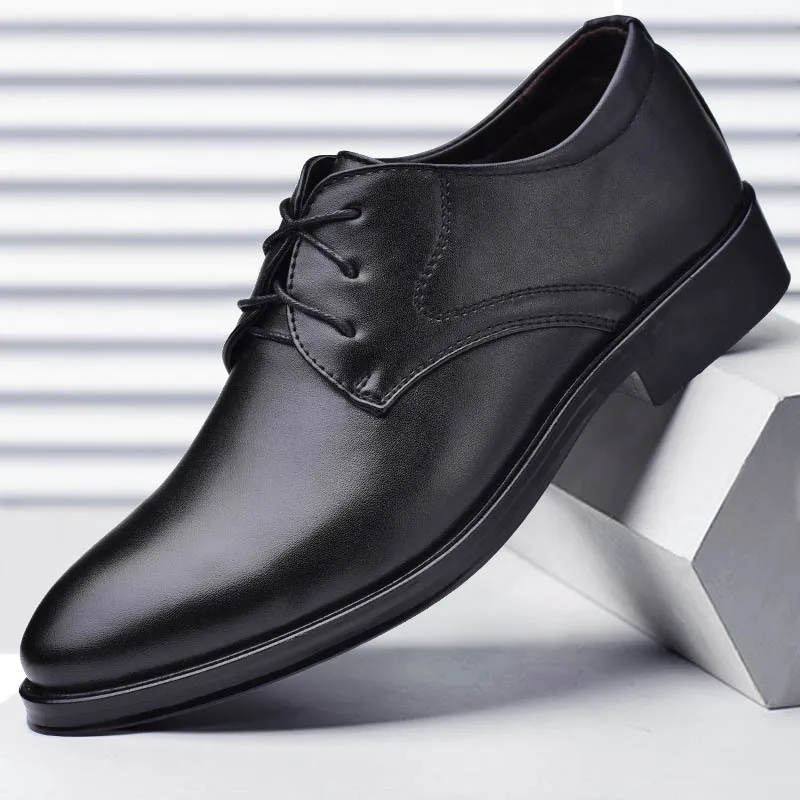 Men's Shoes Black Leather Form - مراجعة Men Shoes Official وسعره