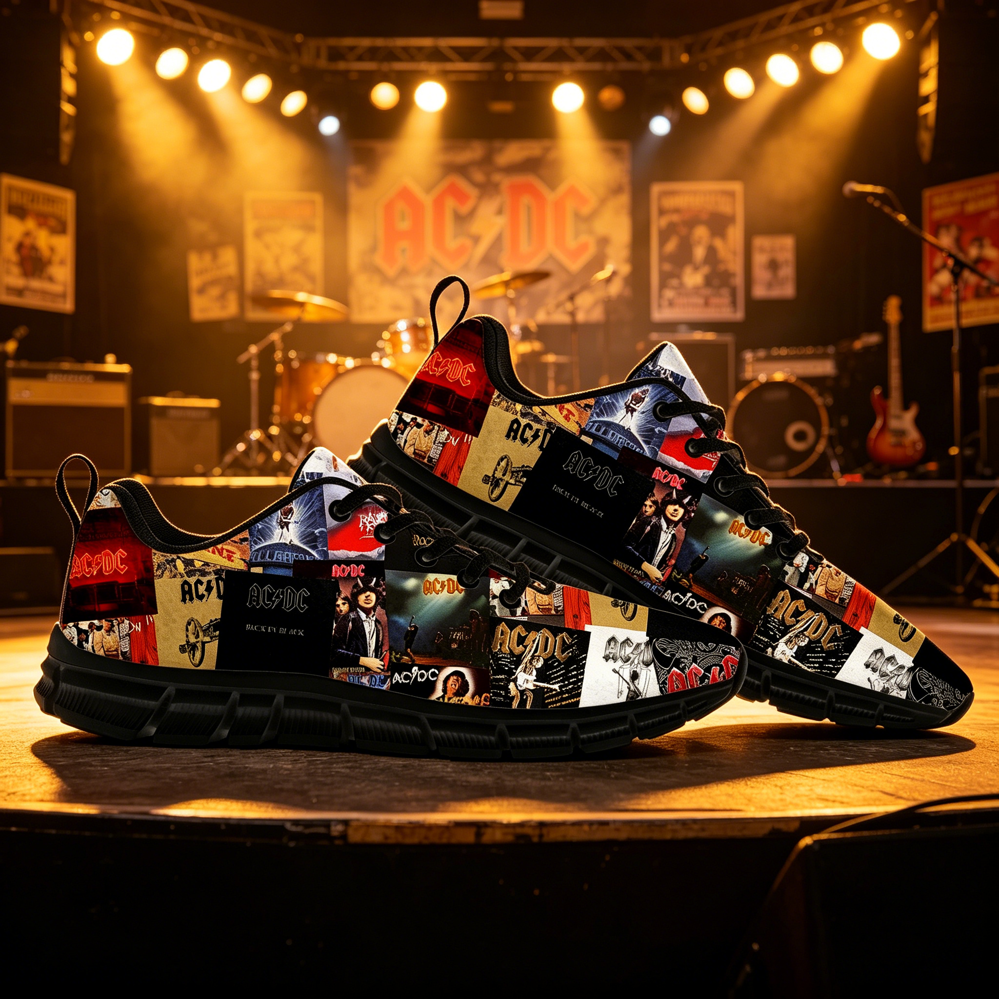 AC Rock Band DC Theme Sneakers - مراجعة Men'S Shoes Dc وسعره