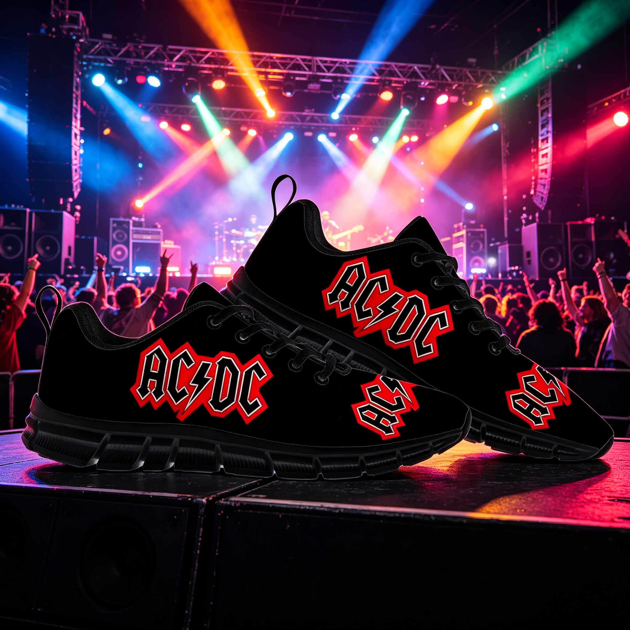 AC Rock Band DC Theme Sneakers - مراجعة Men'S Shoes Dc وسعره