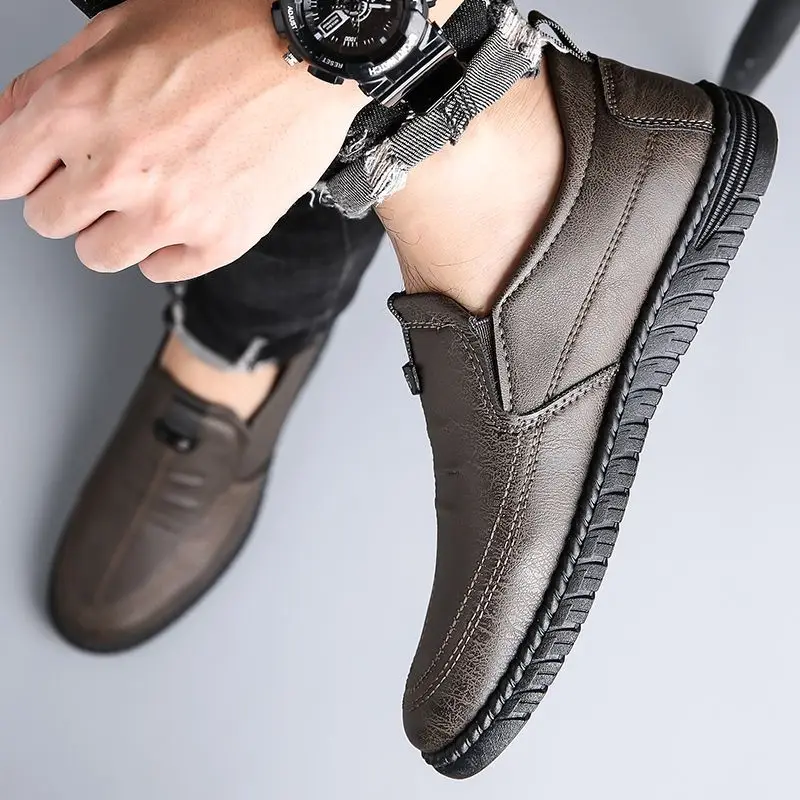Slip-on Man Casual Shoe Round  - مراجعة Men Shoes On Clearance وسعره