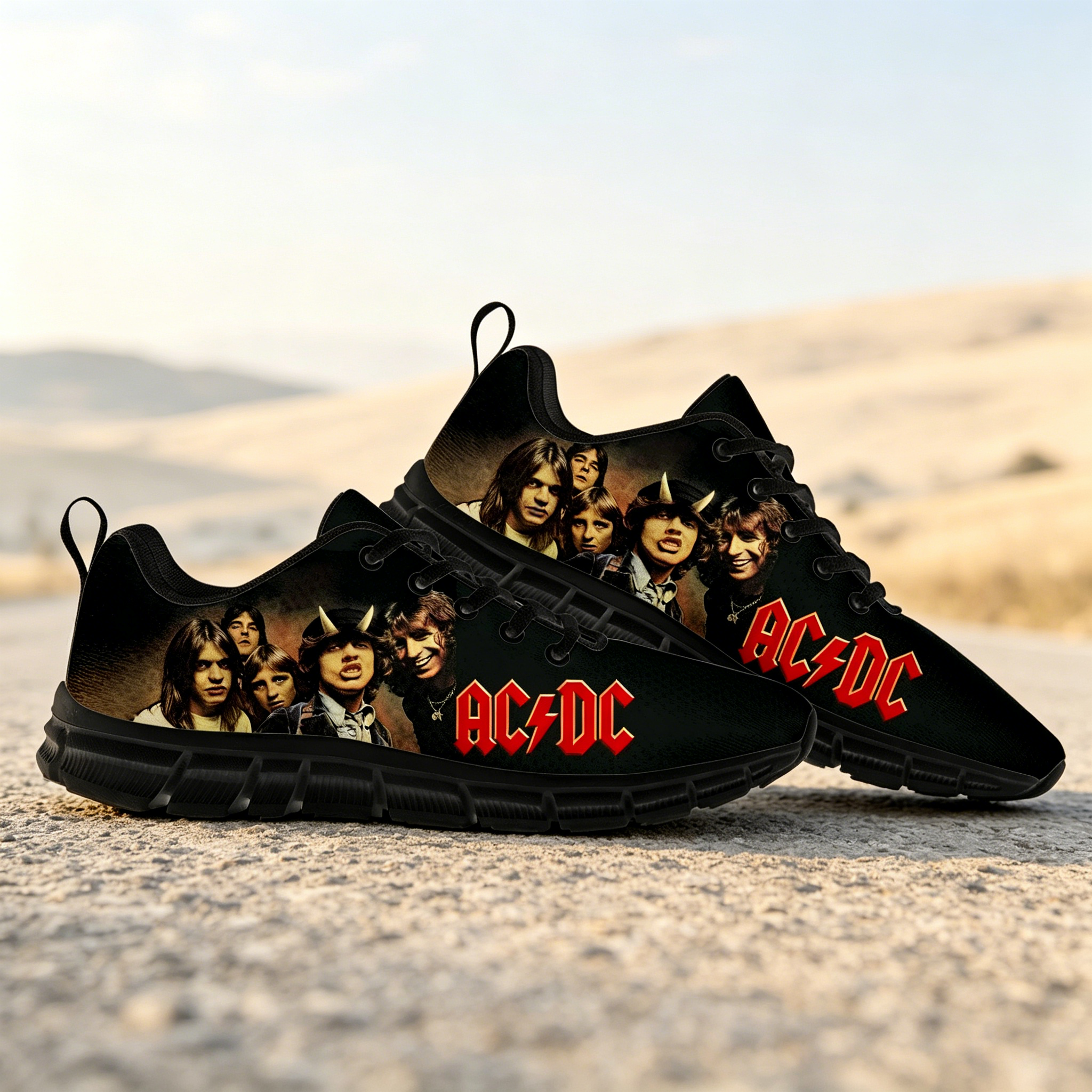 AC/DC Rock Music Sneakers Men  - مراجعة Men'S Shoes Dc وسعره