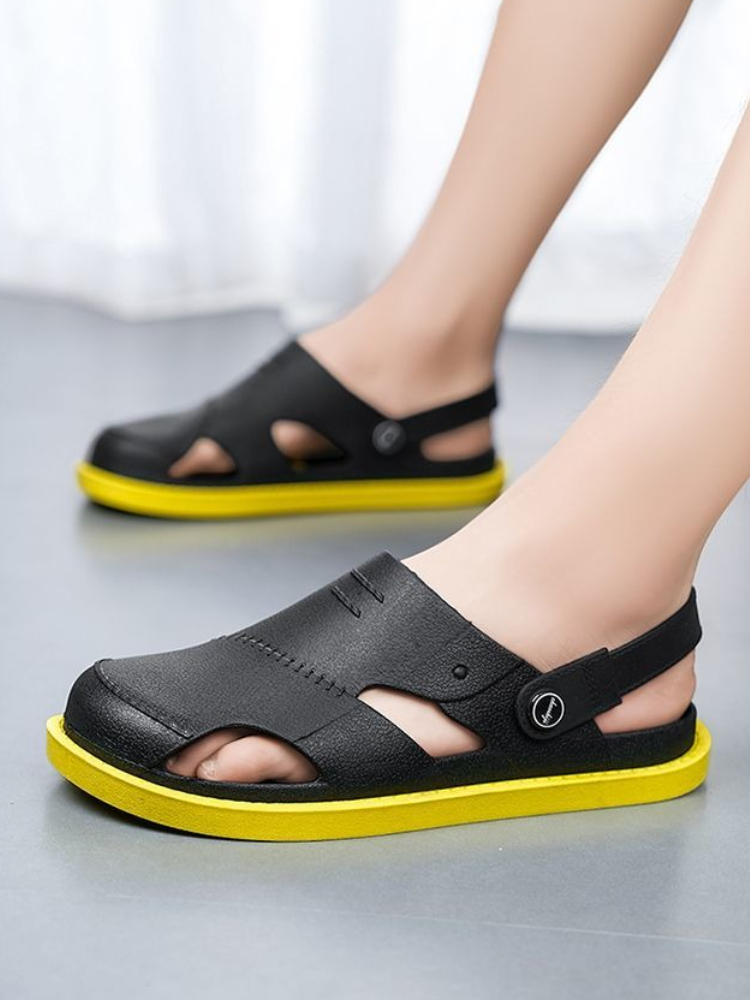 Outdoor Closed Toe Hollow Man  - مراجعة Men'S Shoes Clearance Sale وسعره