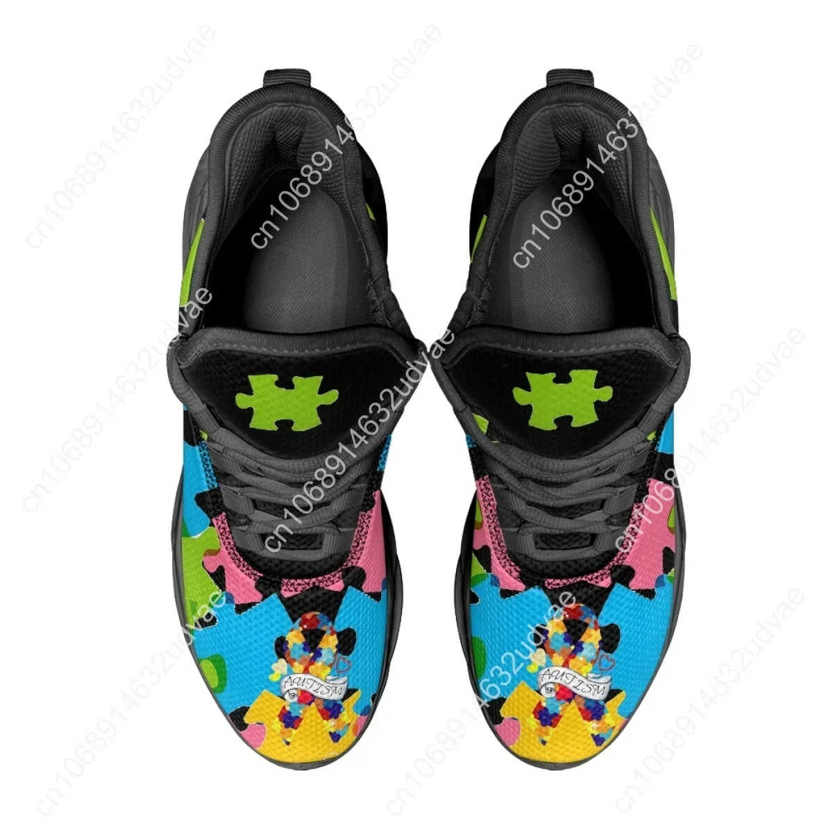 Autism Awareness Sports Runnin - مراجعة Men Shoes High وسعره