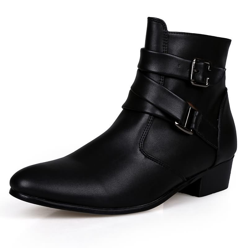 Luxury Men Boots Leather Chels - مراجعة Men Shoes White Colour وسعره