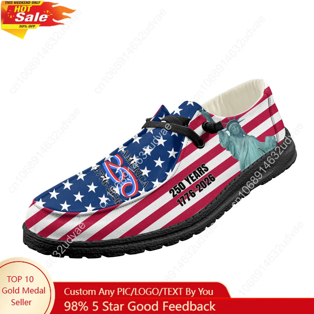 America 250th Anniversary 1776 - مراجعة Men'S Shoes Loafers Casual وسعره