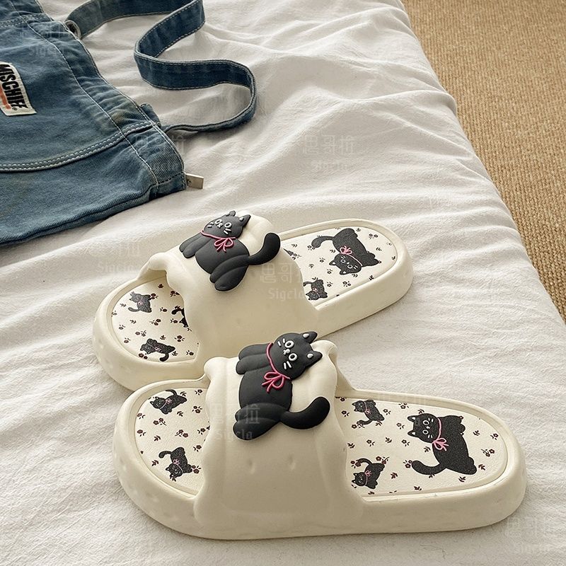 Printting Cute Bear Women Slip - مراجعة Men'S Shoes To Women'S وسعره