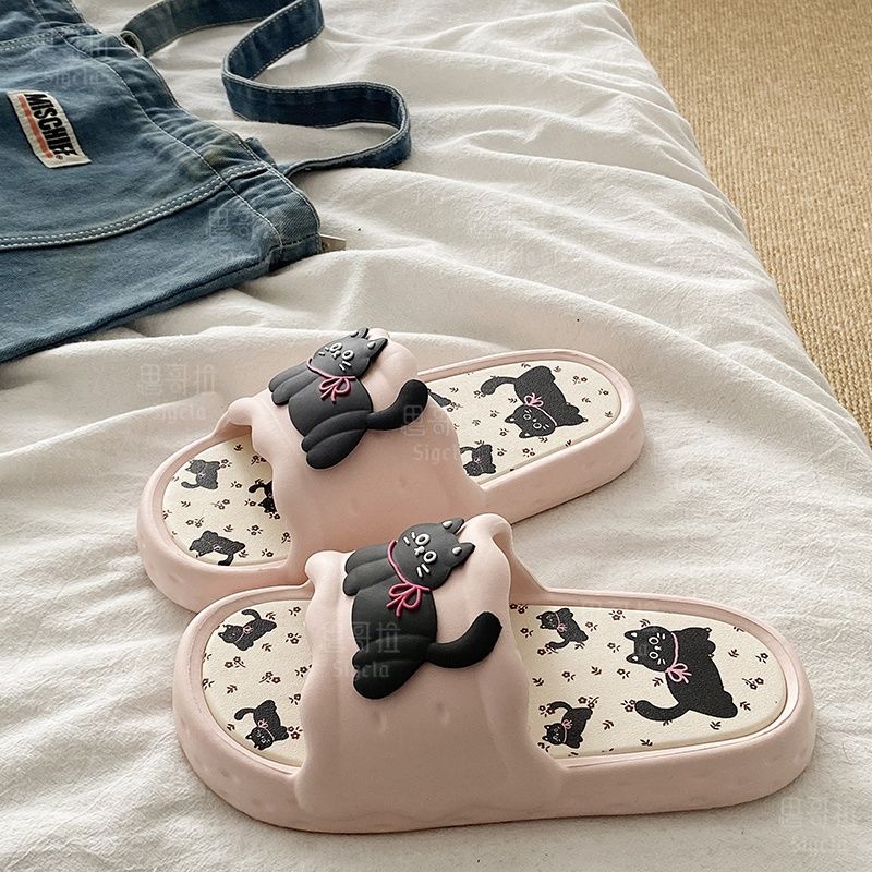Printting Cute Bear Women Slip - مراجعة Men'S Shoes To Women'S وسعره