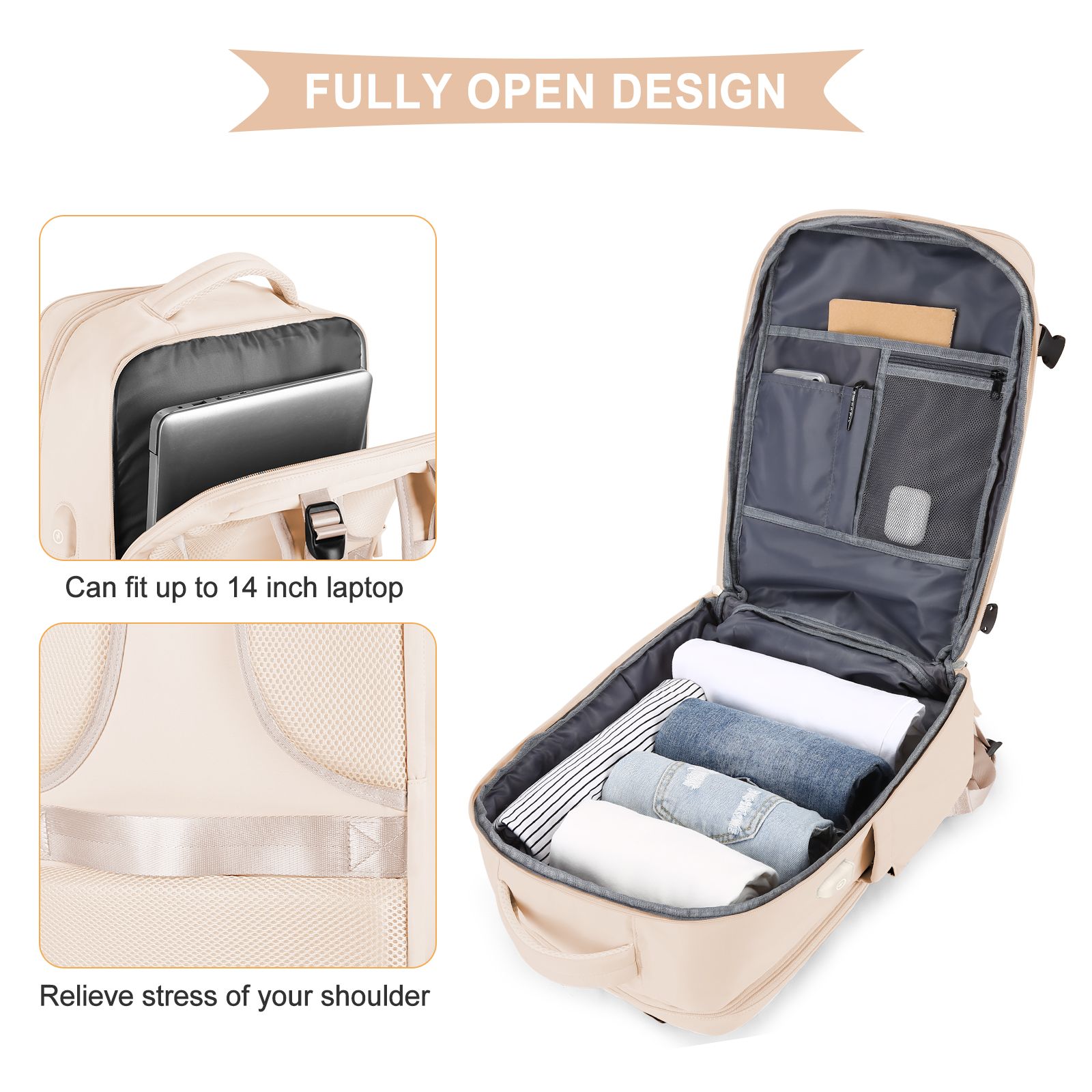 Large Travel Backpack for Men  - مراجعة Men'S Shoes To Women'S وسعره