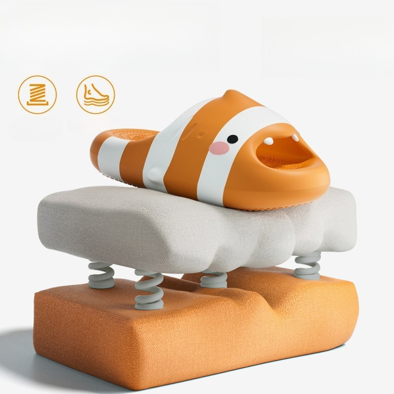 Cute Fish Cartoon Slides Women - مراجعة Men'S Shoes To Women'S Size وسعره