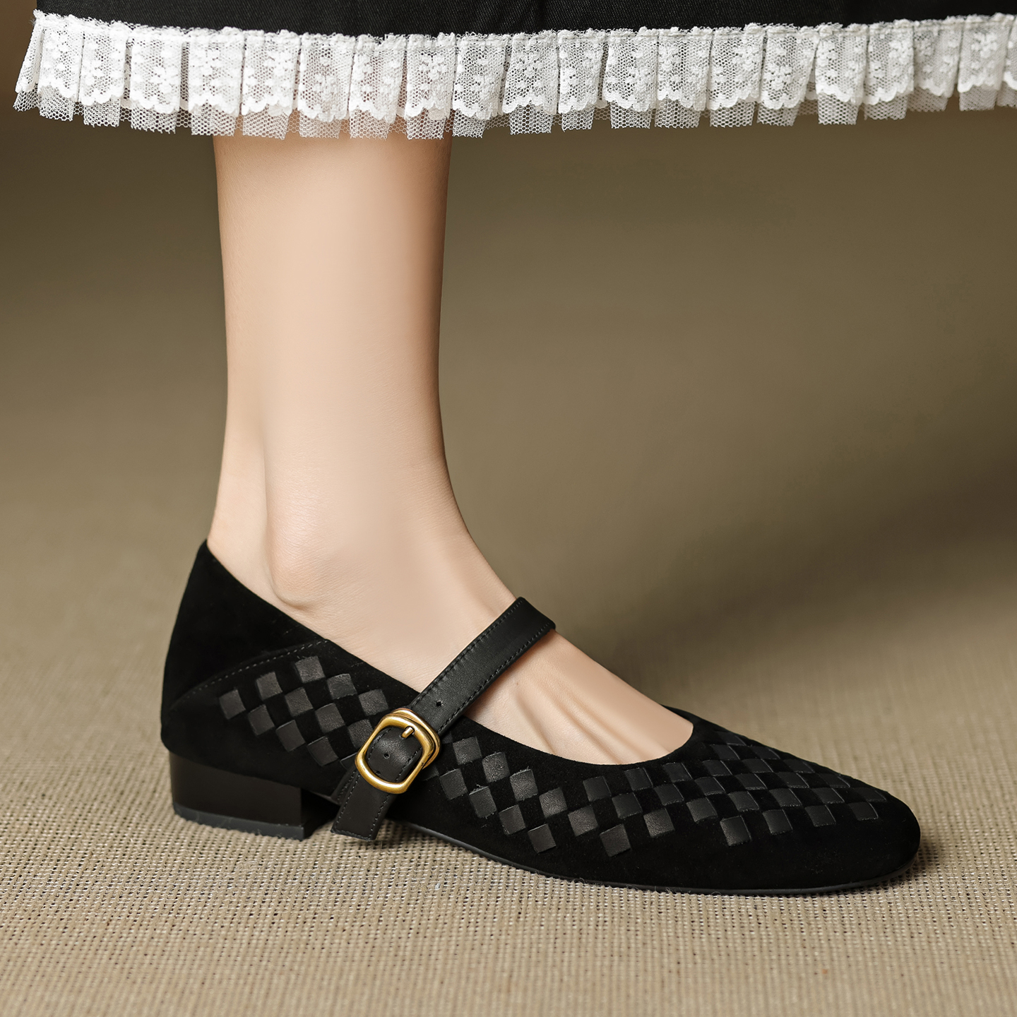 Handmade Genuine Woven Texture - مراجعة Men'S Shoes To Women'S وسعره