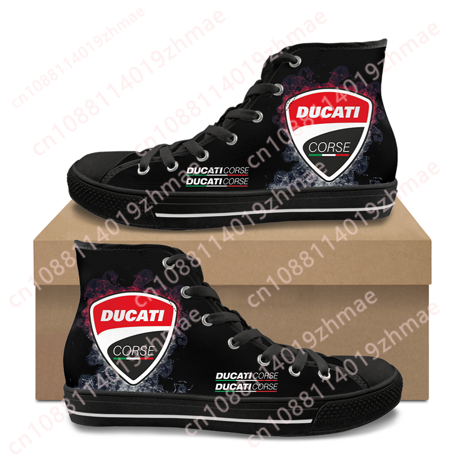 Ducatis Italy shoes Flats Snea - مراجعة Canvas Sneaker High وسعره