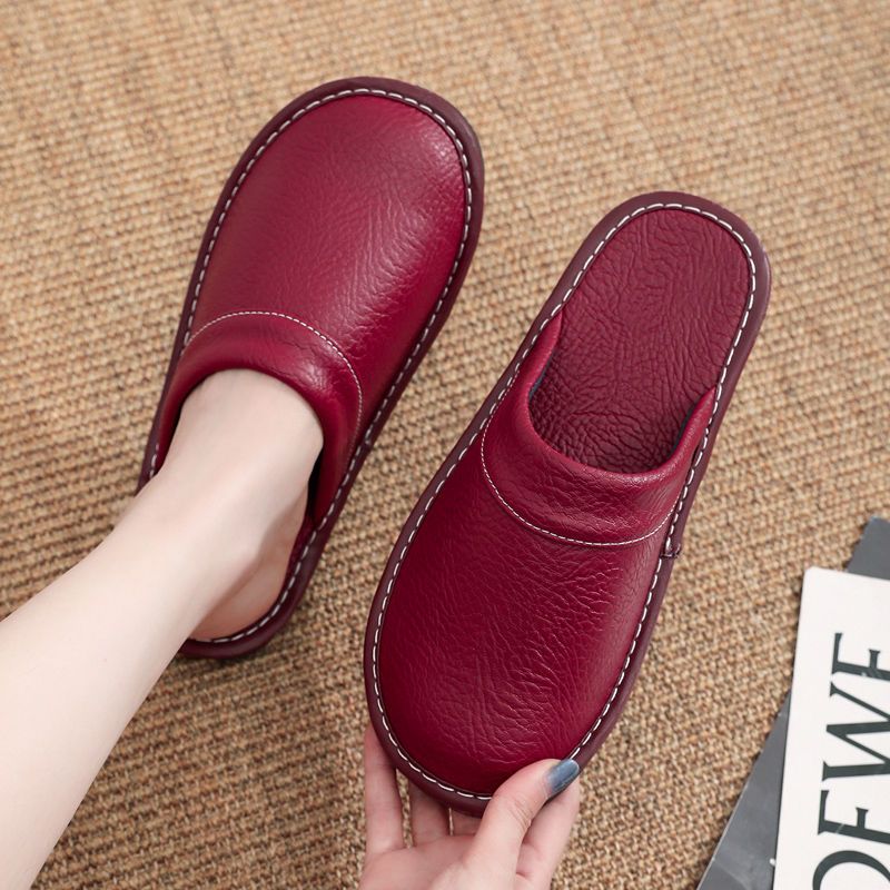 Home Leather Slippers Men and  - مراجعة Men'S Shoes Size 42 In Us وسعره